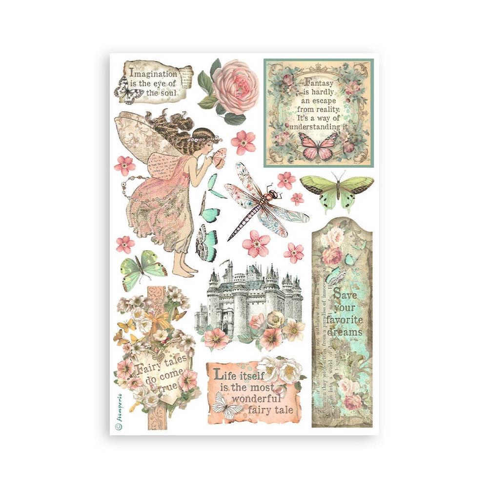 Stamperia - Wonderland - Washi Pad A5