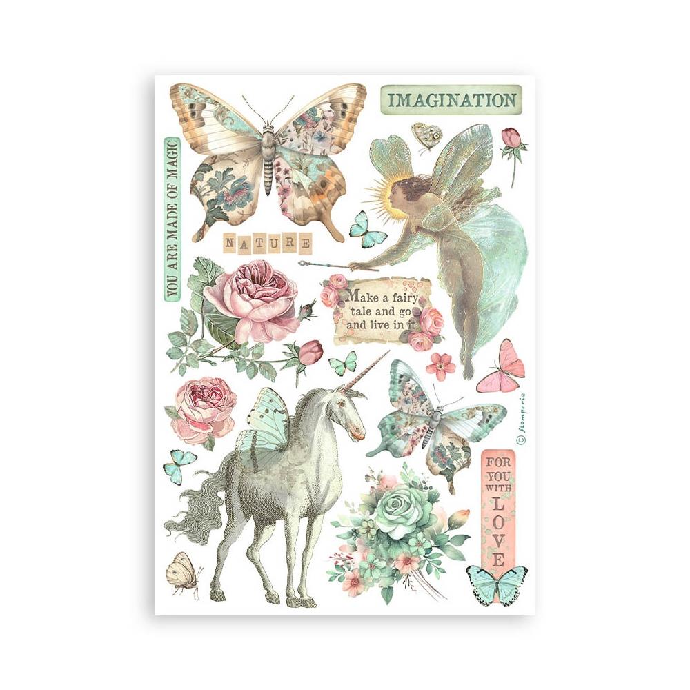 Stamperia - Wonderland - Washi Pad A5