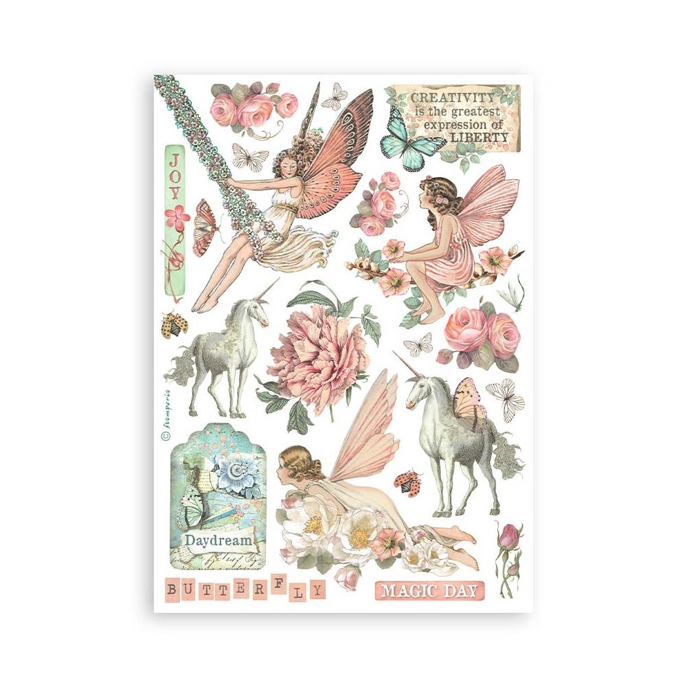 Stamperia - Wonderland - Washi Pad A5