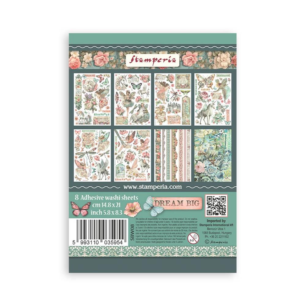 Stamperia - Wonderland - Washi Pad A5