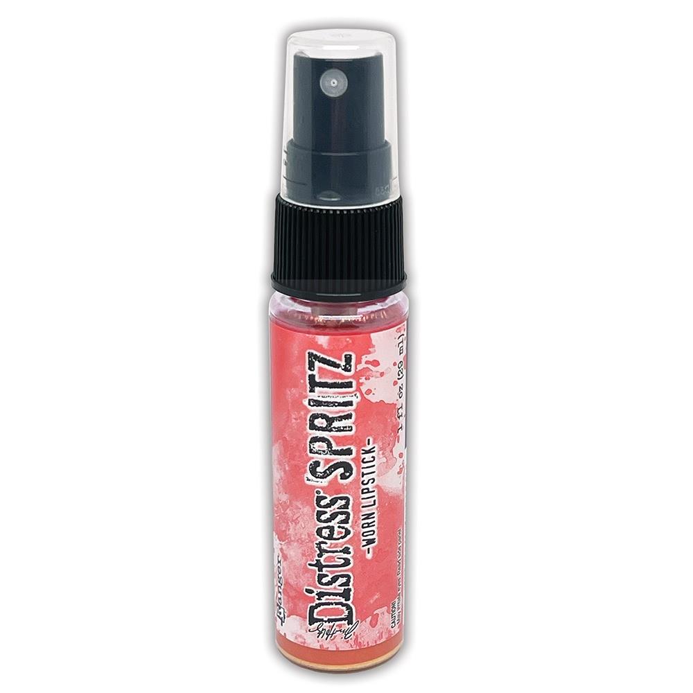 Distress spritz worn lipstick