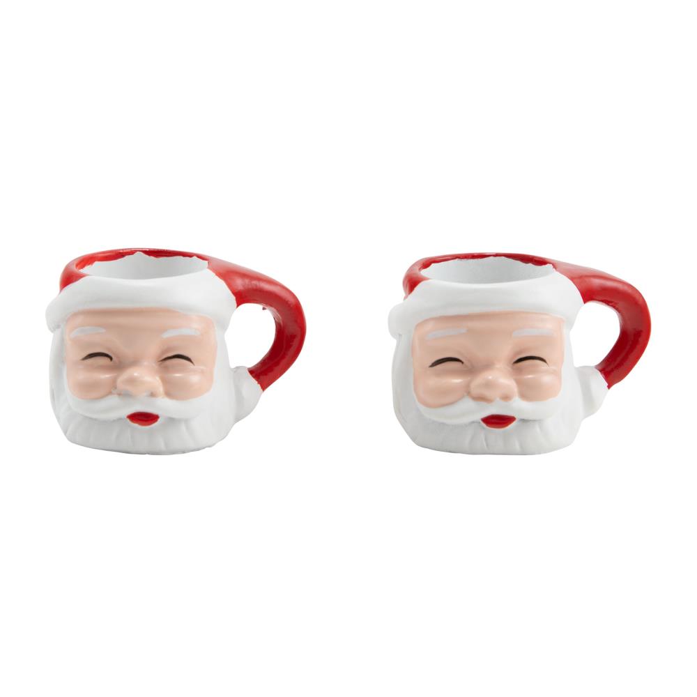 Tim Holtz - Idea-Ology - Christmas 2024 - Santa mugs