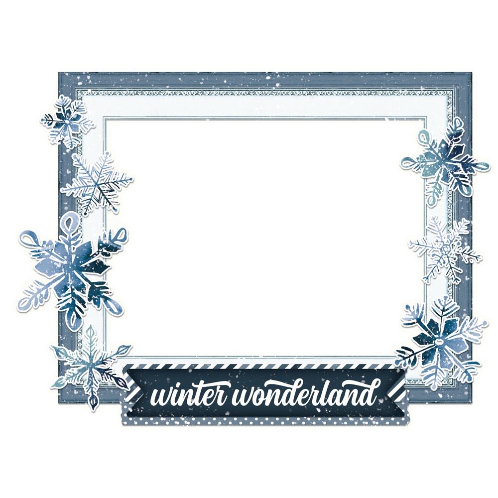 Simple Stories - Fresh Snow - Chipboard Frames