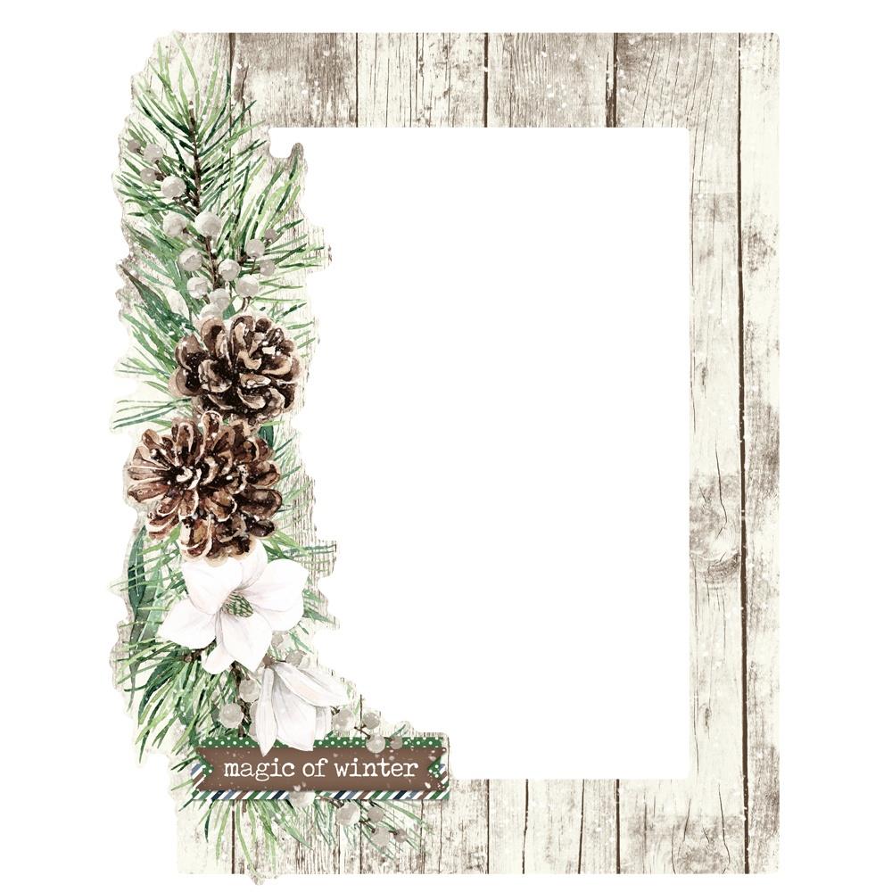 Simple Stories - Fresh Snow - Chipboard Frames