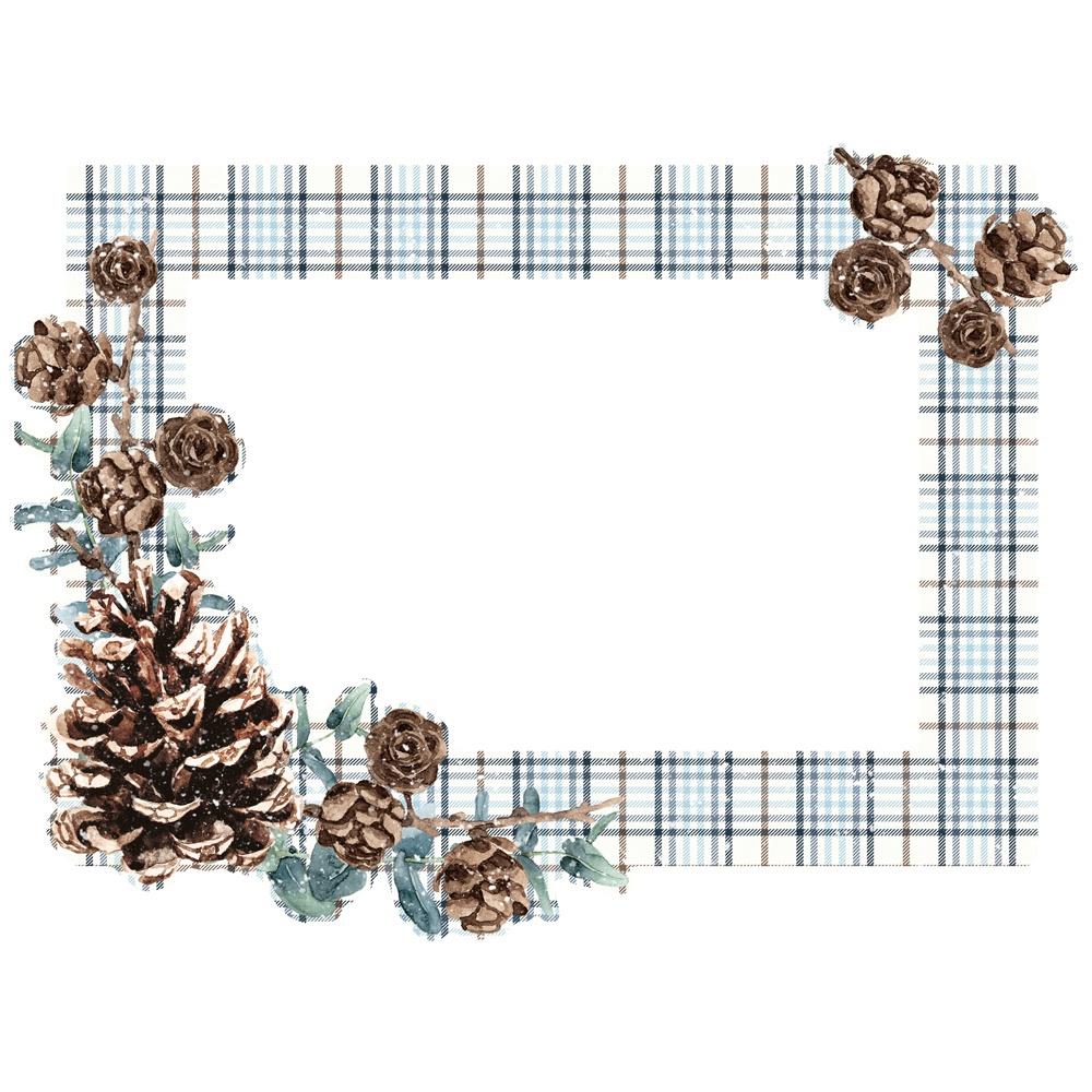 Simple Stories - Fresh Snow - Chipboard Frames