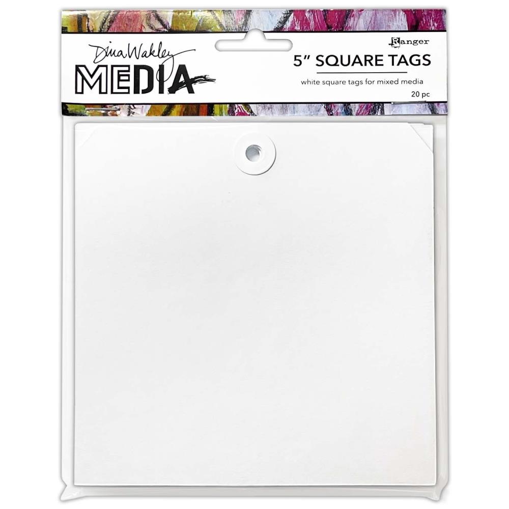 Dina Wakley Media - 5" Square Tags