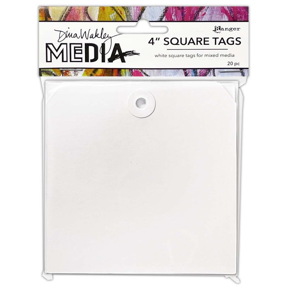 Dina Wakley Media - 4" Square Tags