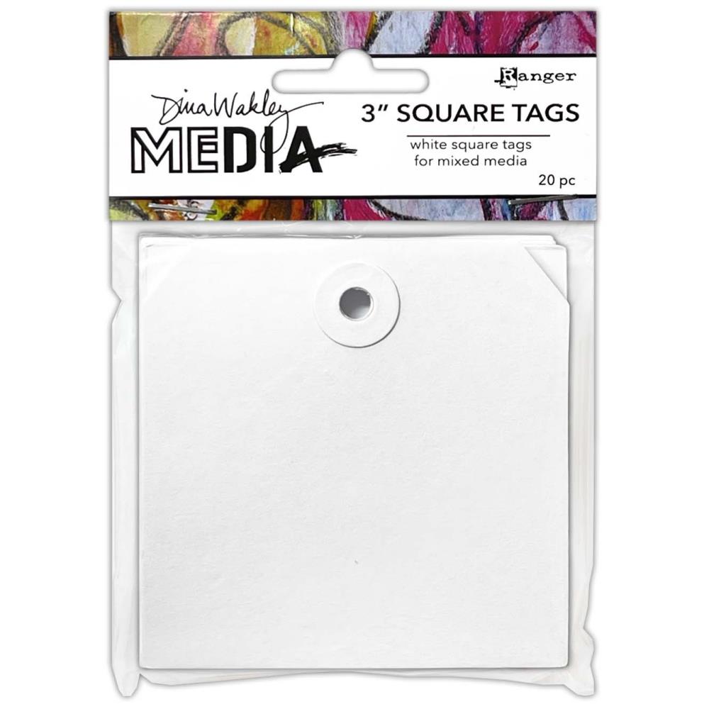 Dina Wakley Media - 3" Square Tags