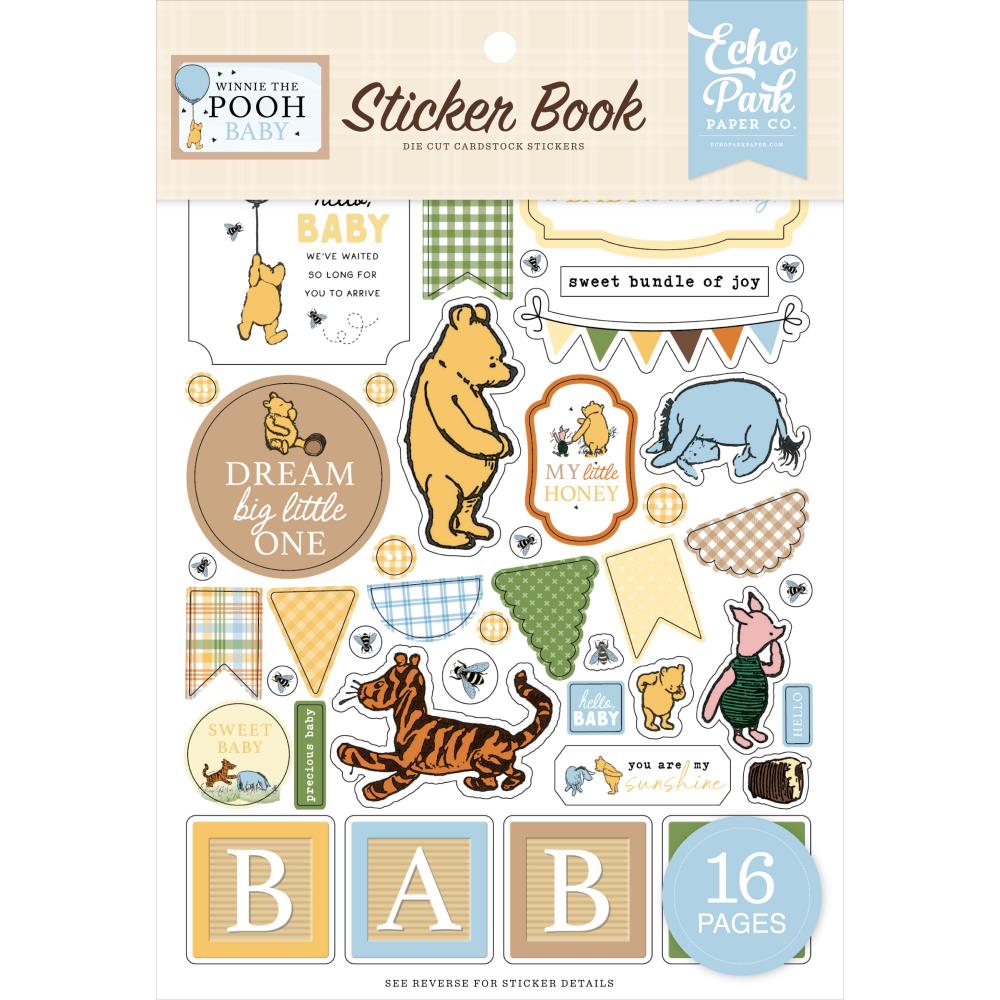 Echo Park - Winnie the Pooh Baby - Puffy Stickers