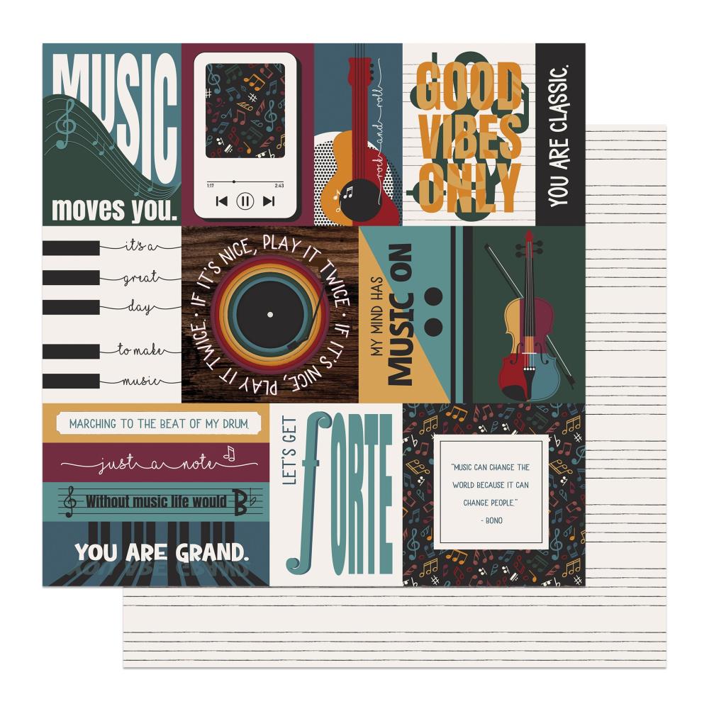 Photoplay - Music Notes - Collection Pack -   12 x 12"