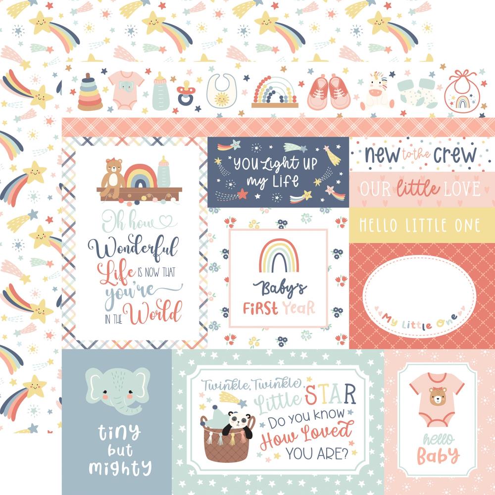 Echo Park - Baby on board - It's a girl - Collection Kit -    12 x 12"