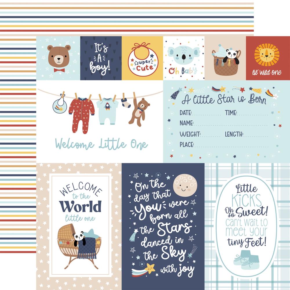 Echo Park - Baby on board - It's a boy - Collection Kit -    12 x 12"