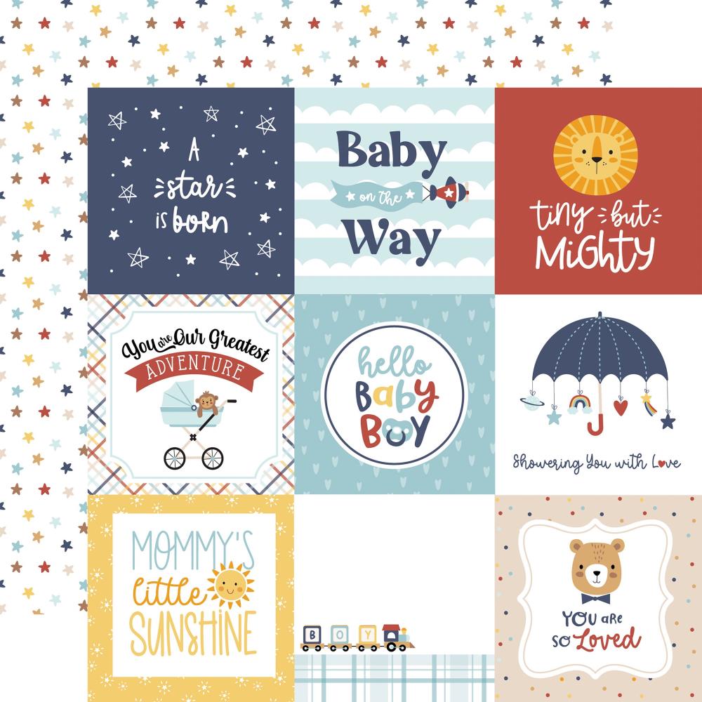 Echo Park - Baby on board - It's a boy - Collection Kit -    12 x 12"