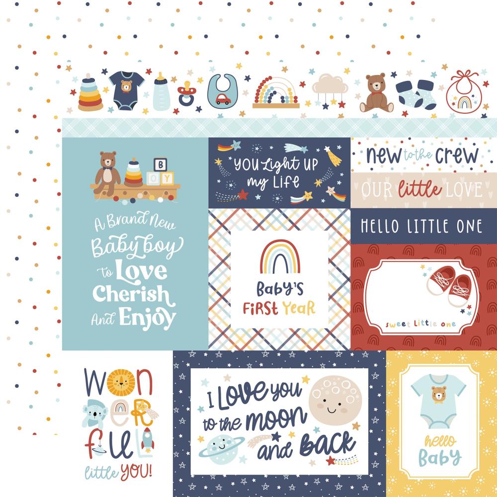 Echo Park - Baby on board - It's a boy - Collection Kit -    12 x 12"