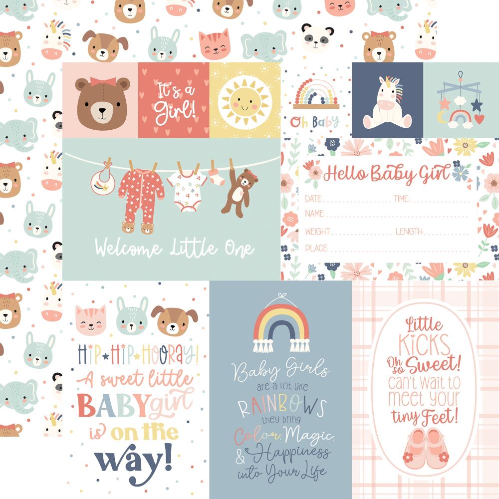 Echo Park - Baby on board - It's a girl - Collection Kit -    12 x 12"