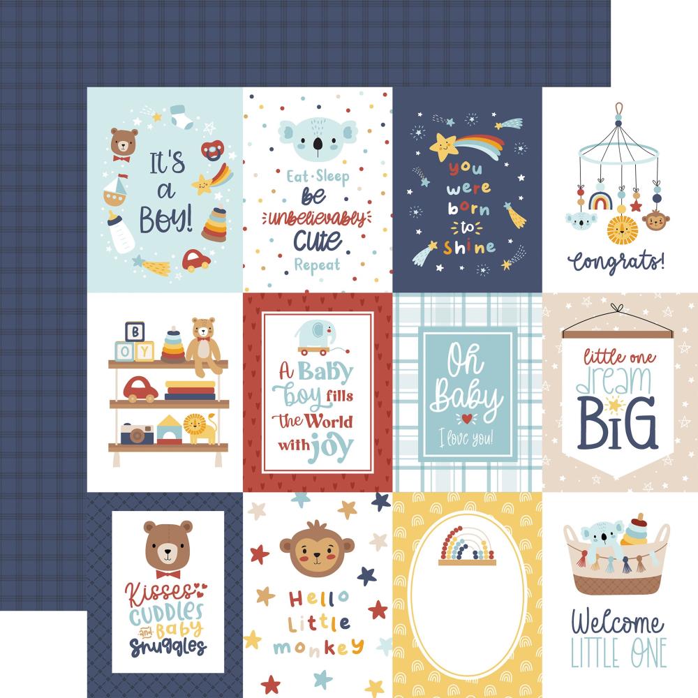 Echo Park - Baby on board - It's a boy - Collection Kit -    12 x 12"