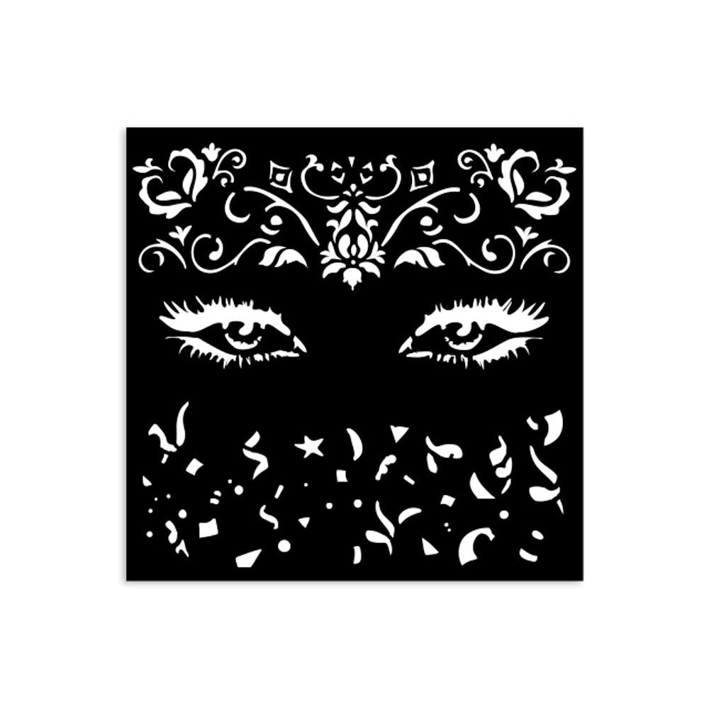 Stamperia - Masquerade - Stencil - Eyes - 12x12 cm