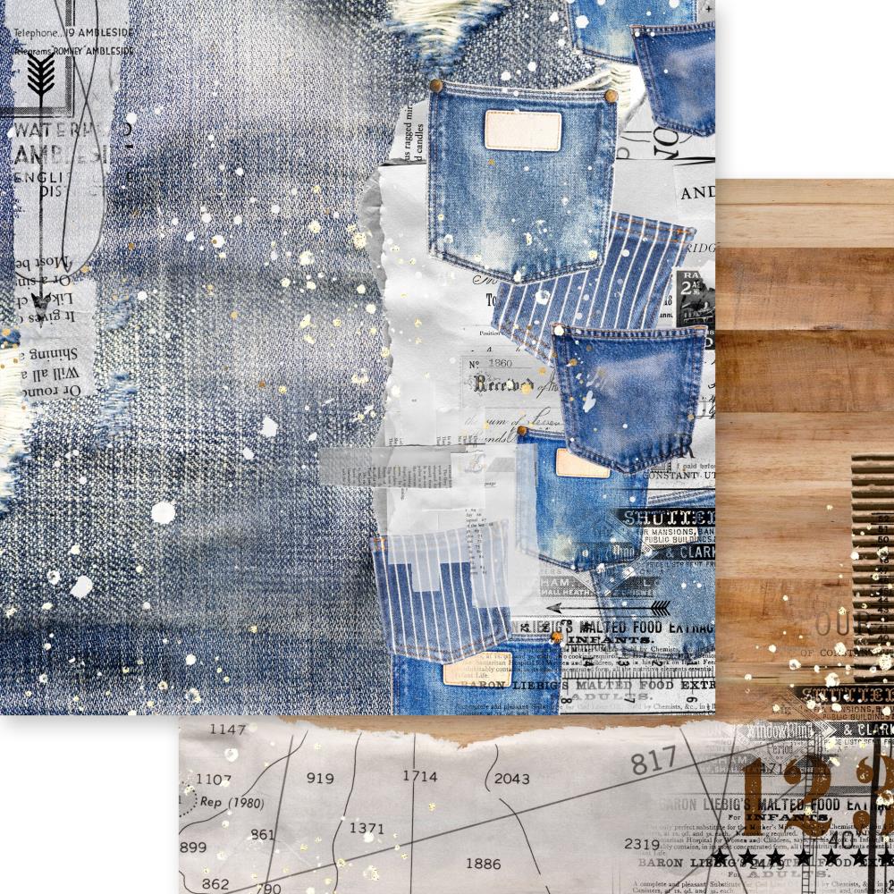 Asuka Studio - Memory Place - Industrial Chic Collection pack -  8 x 8"