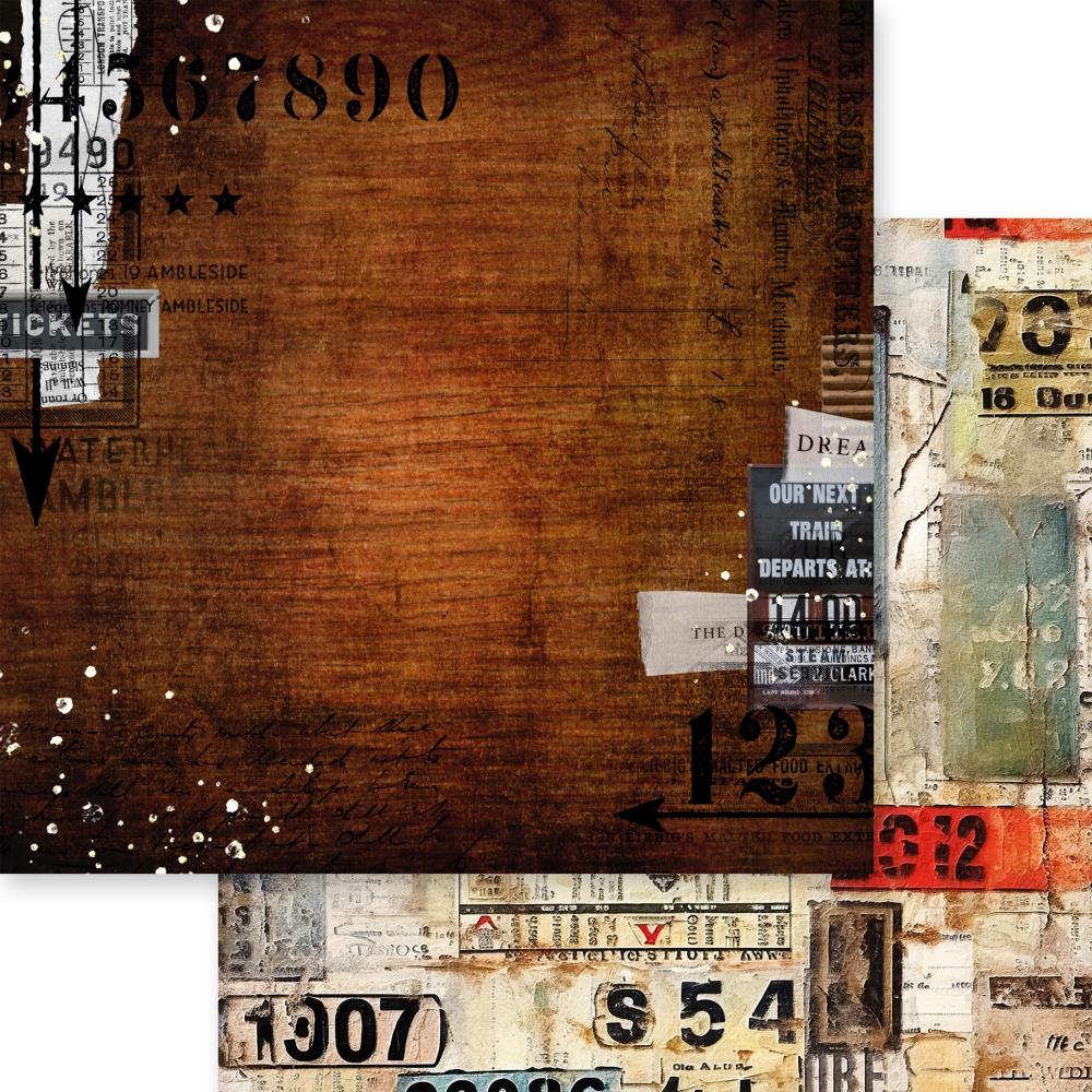 Asuka Studio - Memory Place - Industrial Chic Collection pack -  8 x 8"