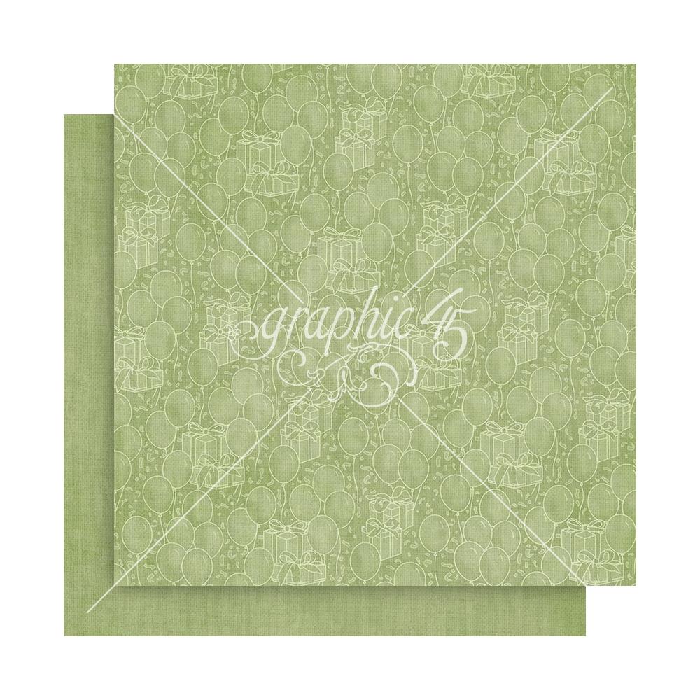 Graphic 45 - Hip Hip Hooray - Patterns and Solids Paper Pad  12 x 12"