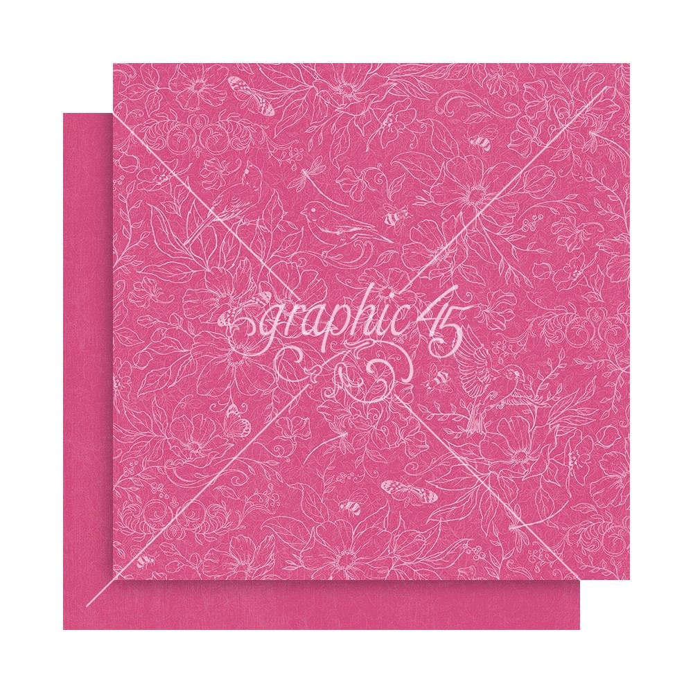 Graphic 45 - Spring is in the air - Patterns and Solids Paper Pad  12 x 12"