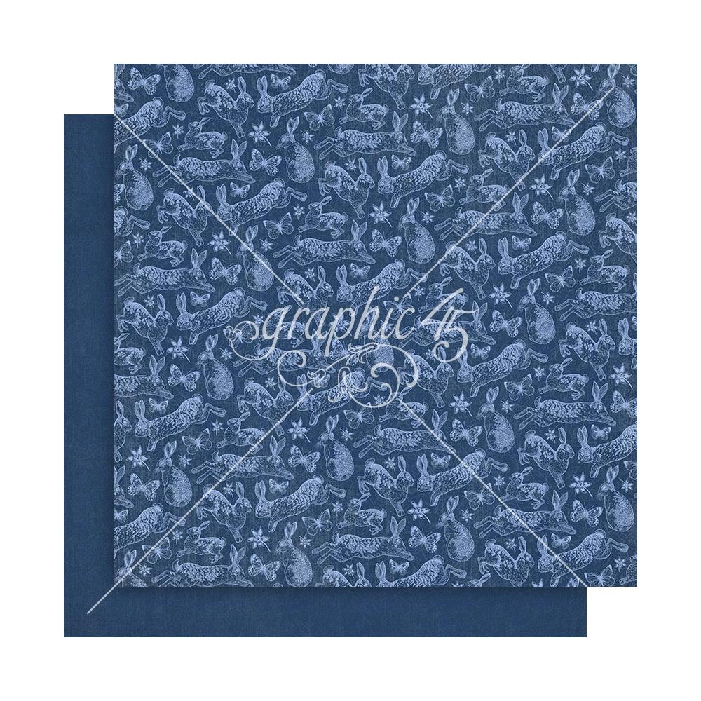 Graphic 45 - Spring is in the air - Patterns and Solids Paper Pad  12 x 12"