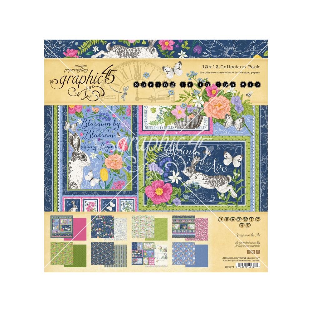 Graphic 45 - Spring is in the air - Paper Pad - 12 x 12"