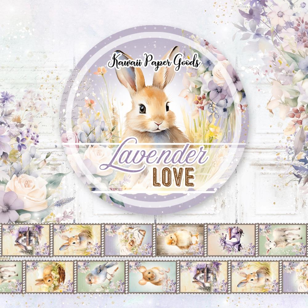 Memory Place Asuka Studio - Lavender Love - Washi Tape