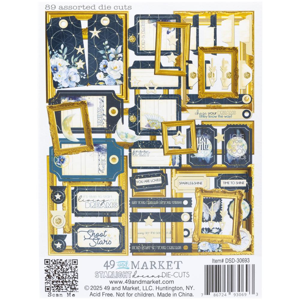 49 and Market - Starlight Dreams - Die Cut Elements