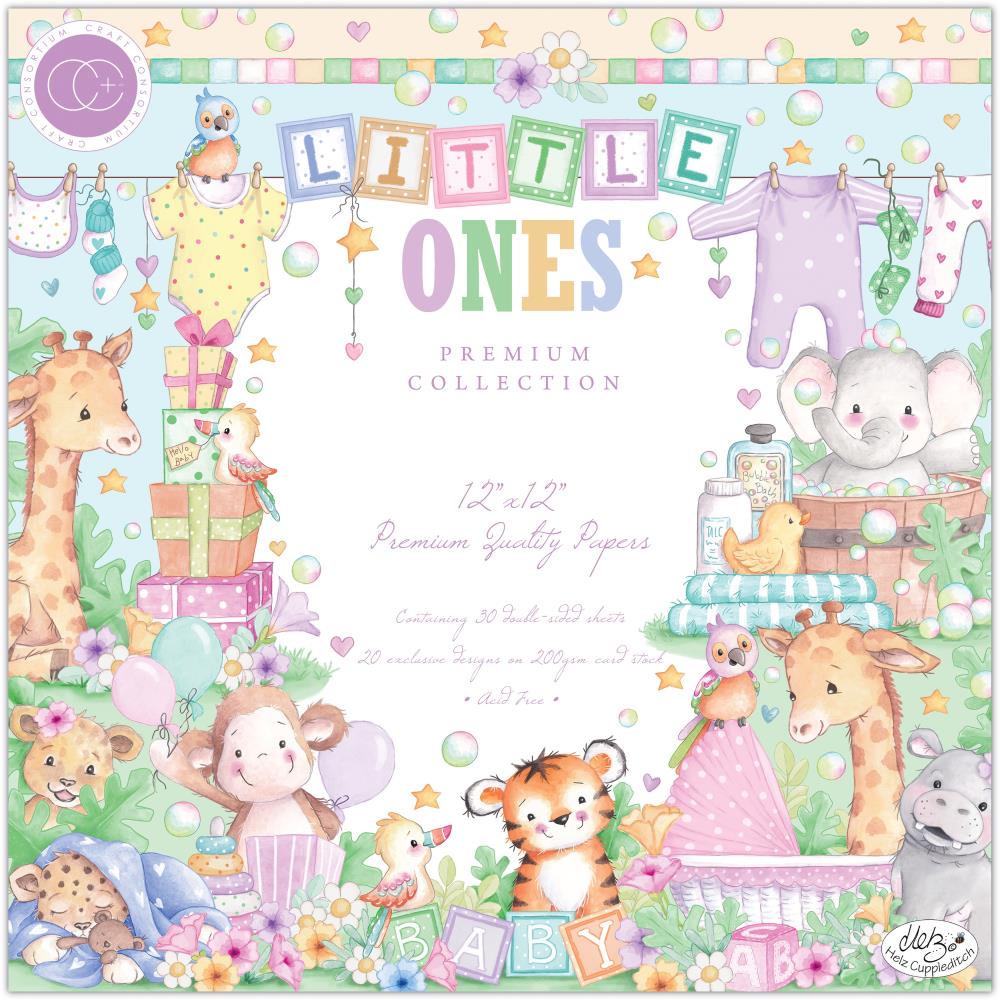 Craft Consortium - Little Ones  - Paper Pad  12 x 12"