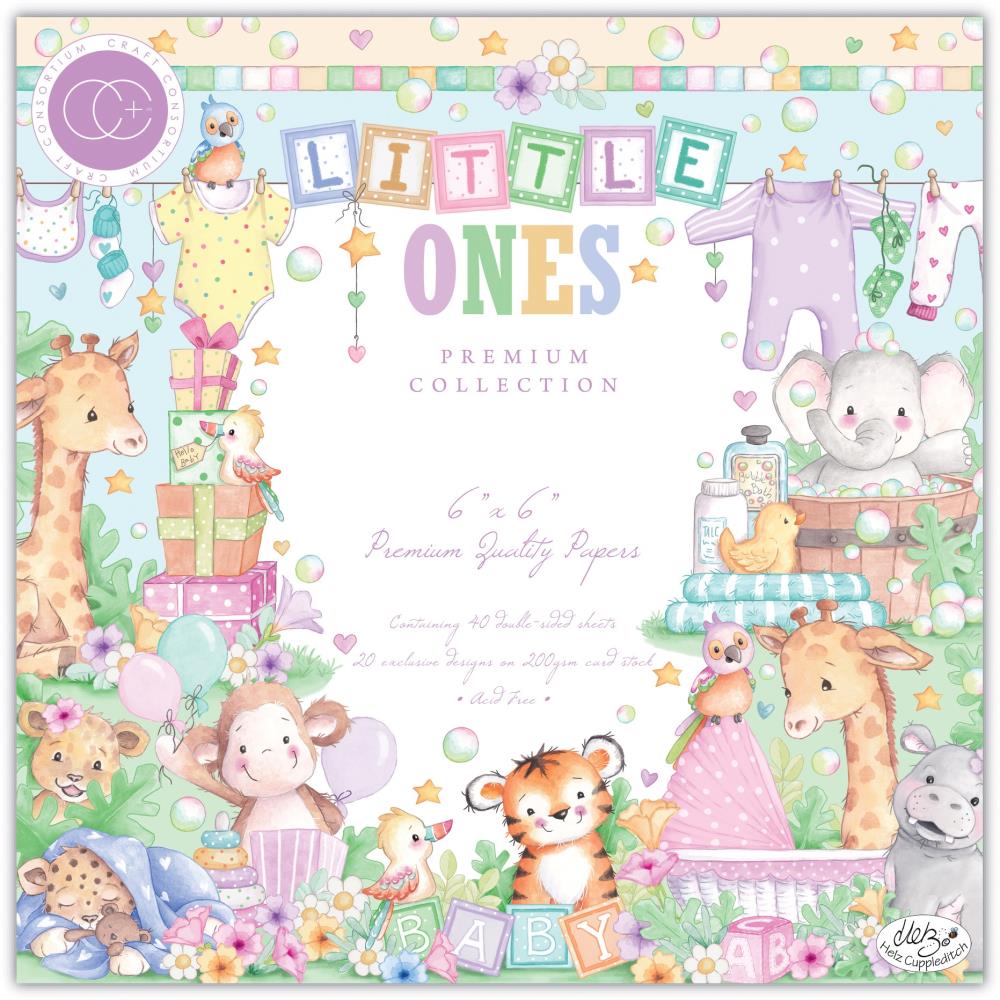 Craft Consortium - Little Ones - Paper Pad  6 x 6"