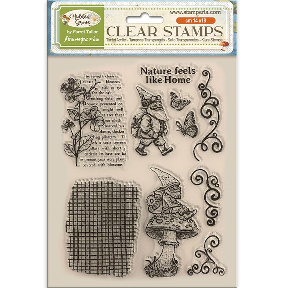 Stamperia - Hidden Grove - Clear Stamp - Gnome