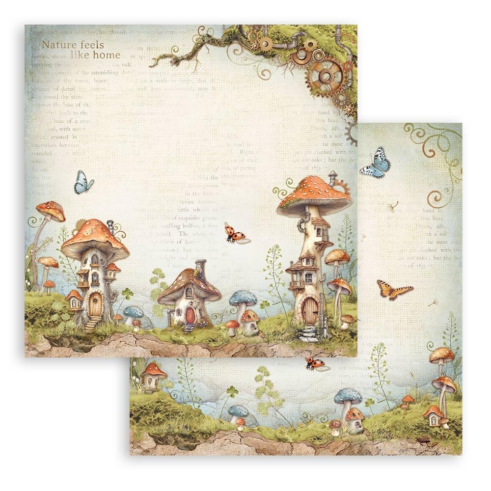 Stamperia  - Hidden Grove - Paper Pad 8 x 8" (10ark)