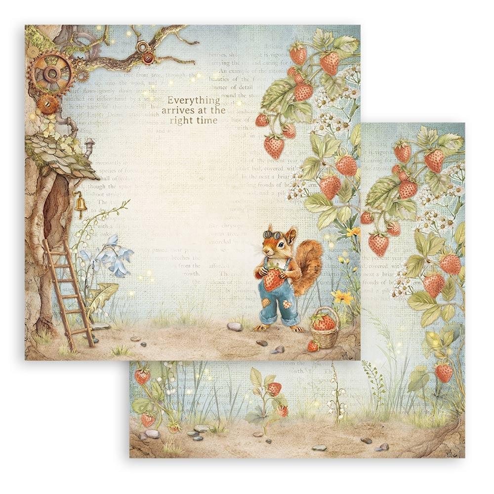 Stamperia  - Hidden Grove - Paper Pad 12 x 12" (10ark)