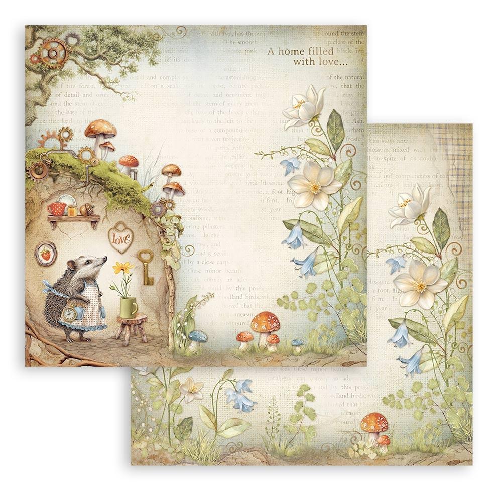 Stamperia  - Hidden Grove - Paper Pad 12 x 12" (10ark)