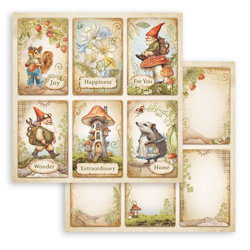 Stamperia  - Hidden Grove - Paper Pad 12 x 12" (10ark)