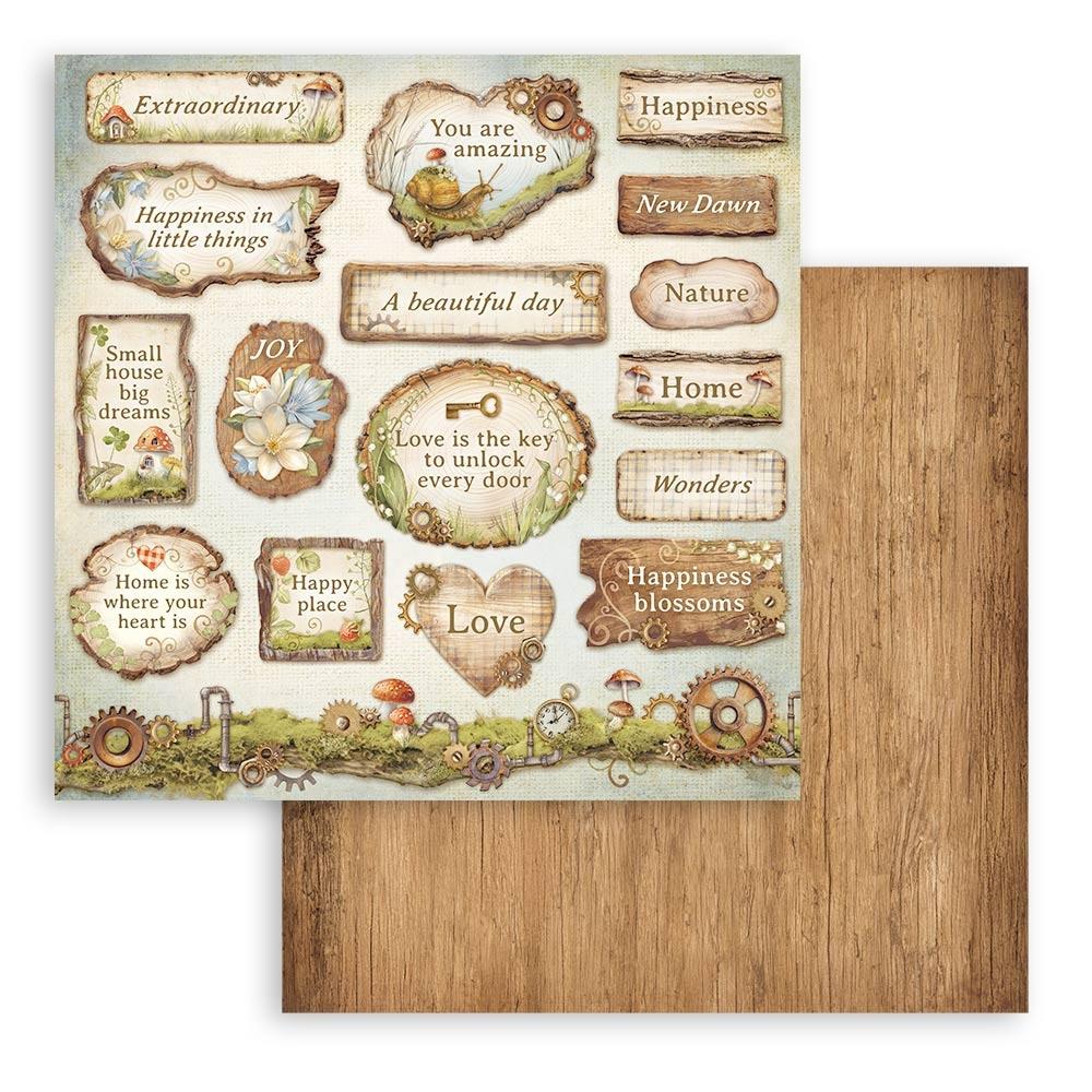 Stamperia  - Hidden Grove - Paper Pad 12 x 12" (10ark)