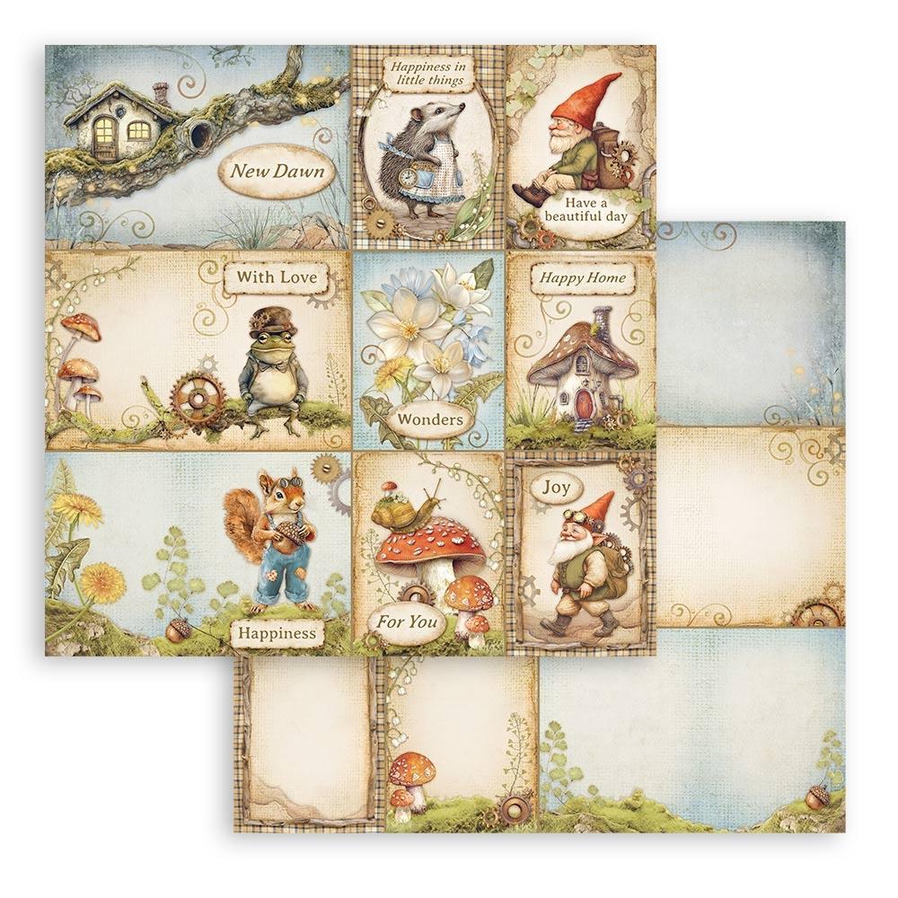 Stamperia  - Hidden Grove - Paper Pad 12 x 12" (10ark)