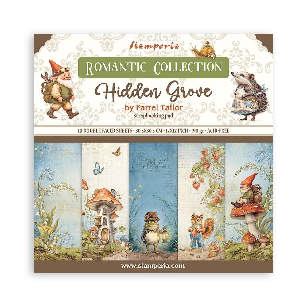 Stamperia  - Hidden Grove - Paper Pad 12 x 12" (10ark)