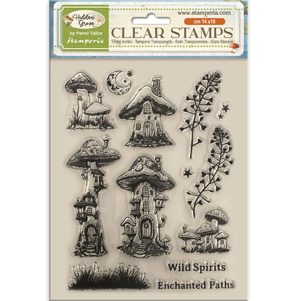 Stamperia - Hidden Grove - Clear Stamp - Mushrooms