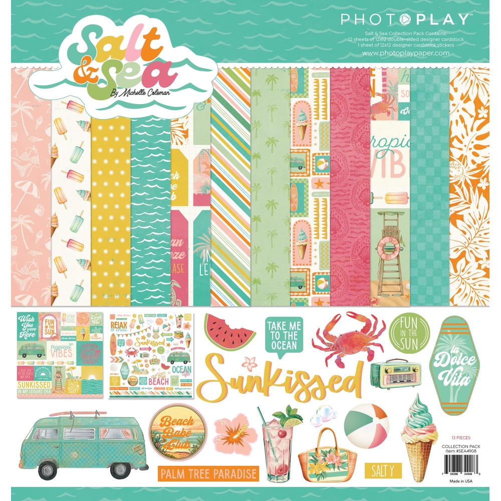 Photoplay - Salt Sea Collection  -   12 x 12"