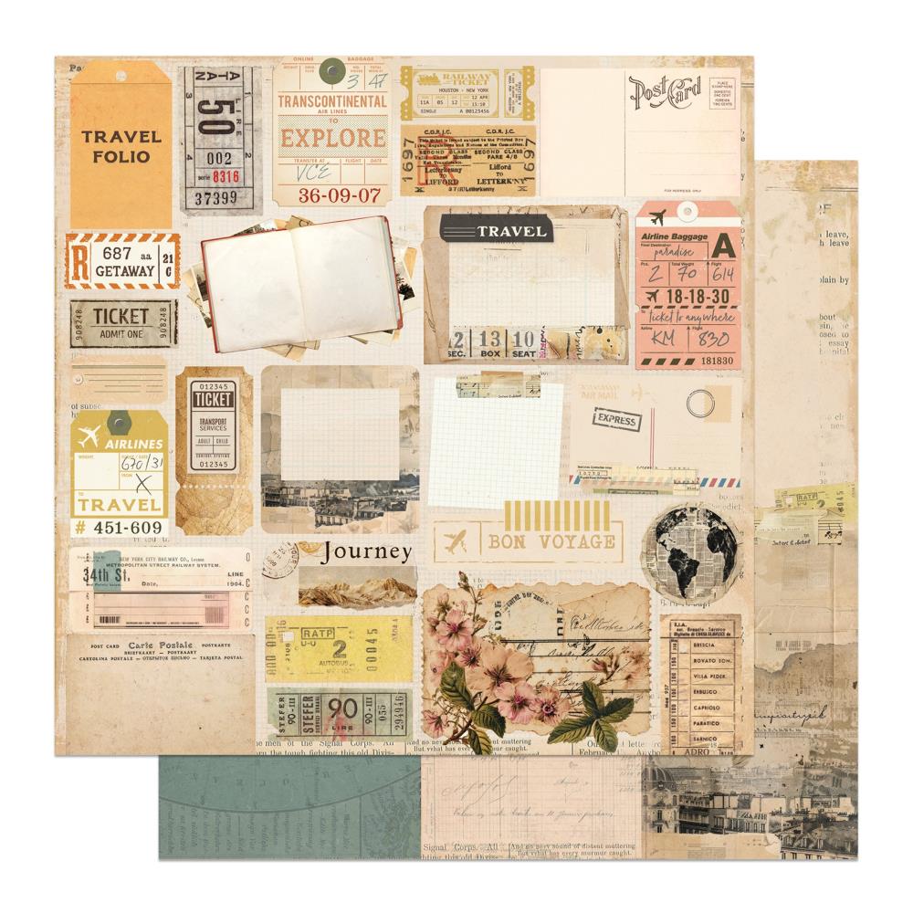 Photoplay - Travel Junque  Collection  -   12 x 12"