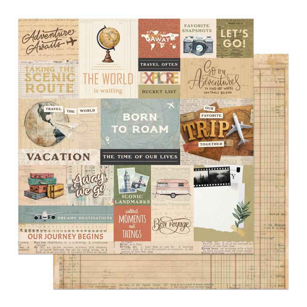 Photoplay - Travel Junque  Collection  -   12 x 12"