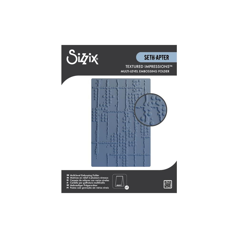Seth Apter - Embossing Folder - Multi-level - Dot Matrix