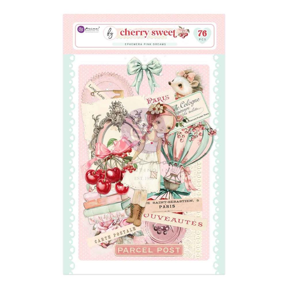 Prima - Cherry Sweet - Ephemera - Pink Dreams