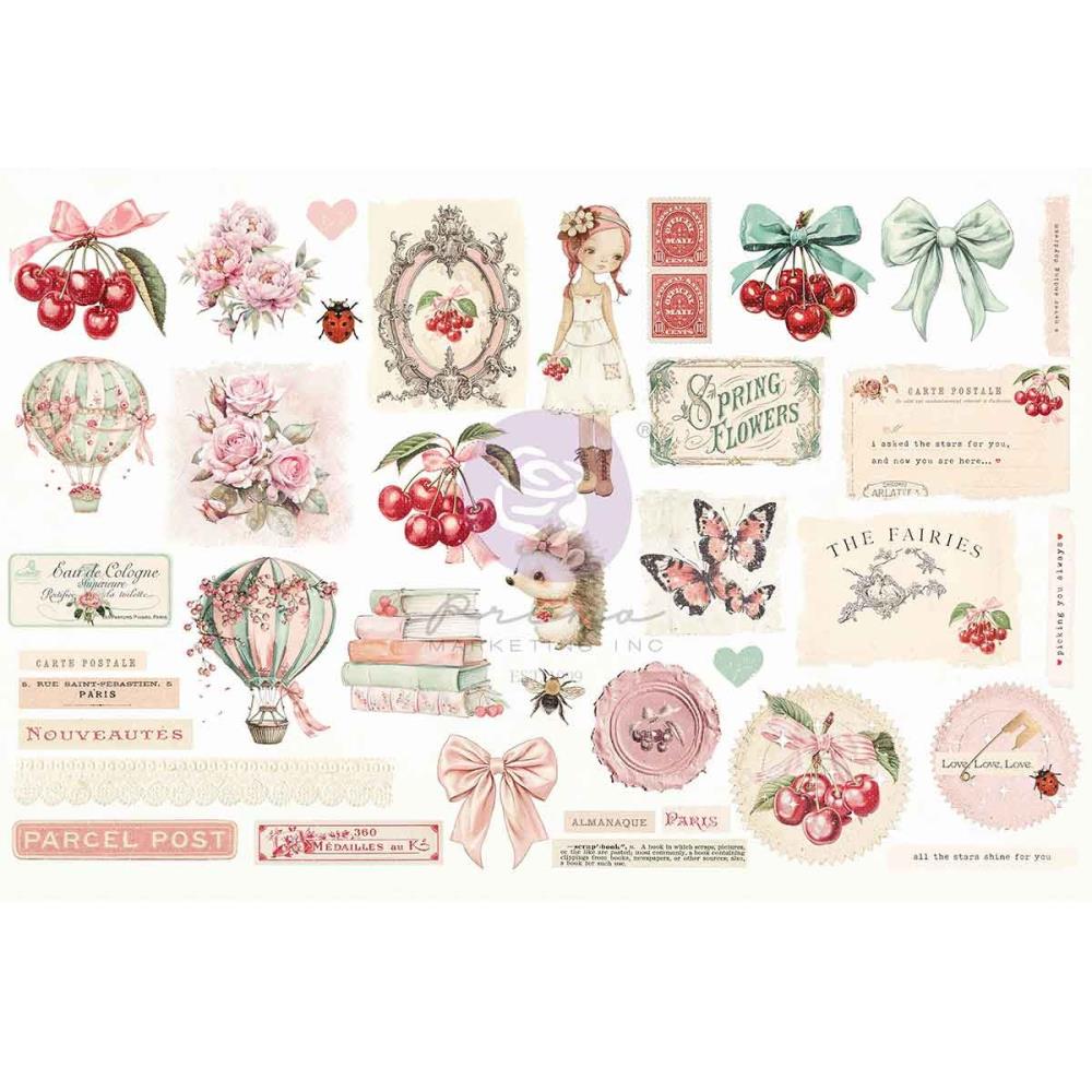 Prima - Cherry Sweet - Ephemera - Pink Dreams