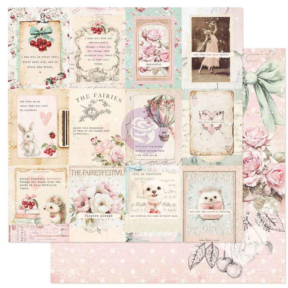 Prima - Cherry Sweet - Paper Pad     12 x 12"