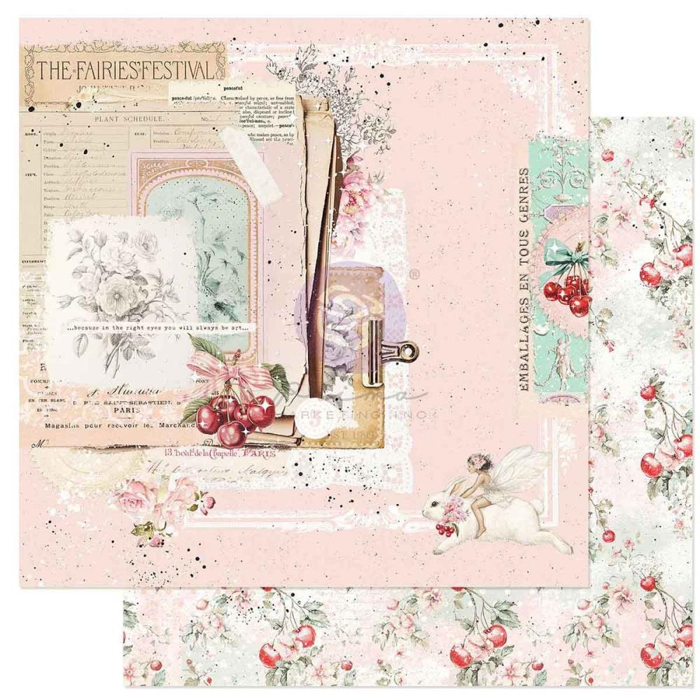Prima - Cherry Sweet - Paper Pad     12 x 12"