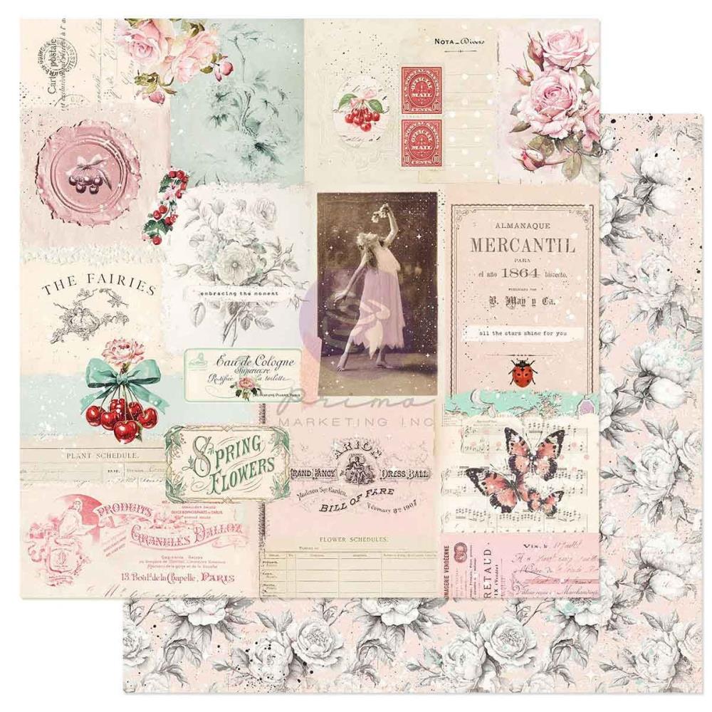 Prima - Cherry Sweet - Paper Pad     12 x 12"