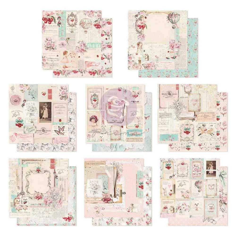 Prima - Cherry Sweet - Paper Pad     12 x 12"